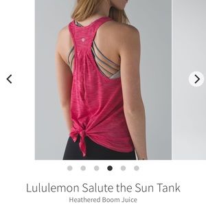 Lululemon Salute the Sun Tank